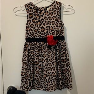 Girls 6y Kate Spade leopard print dress